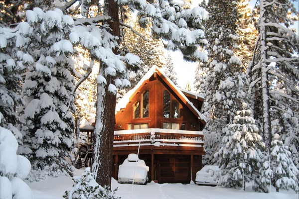 Tahoe Truckee Vacation Rentals House with Snow tahoe truckee vacation rentals with snow
